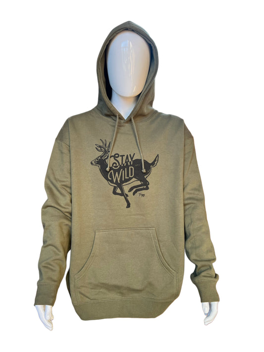 Stay Wild Army Hoodie