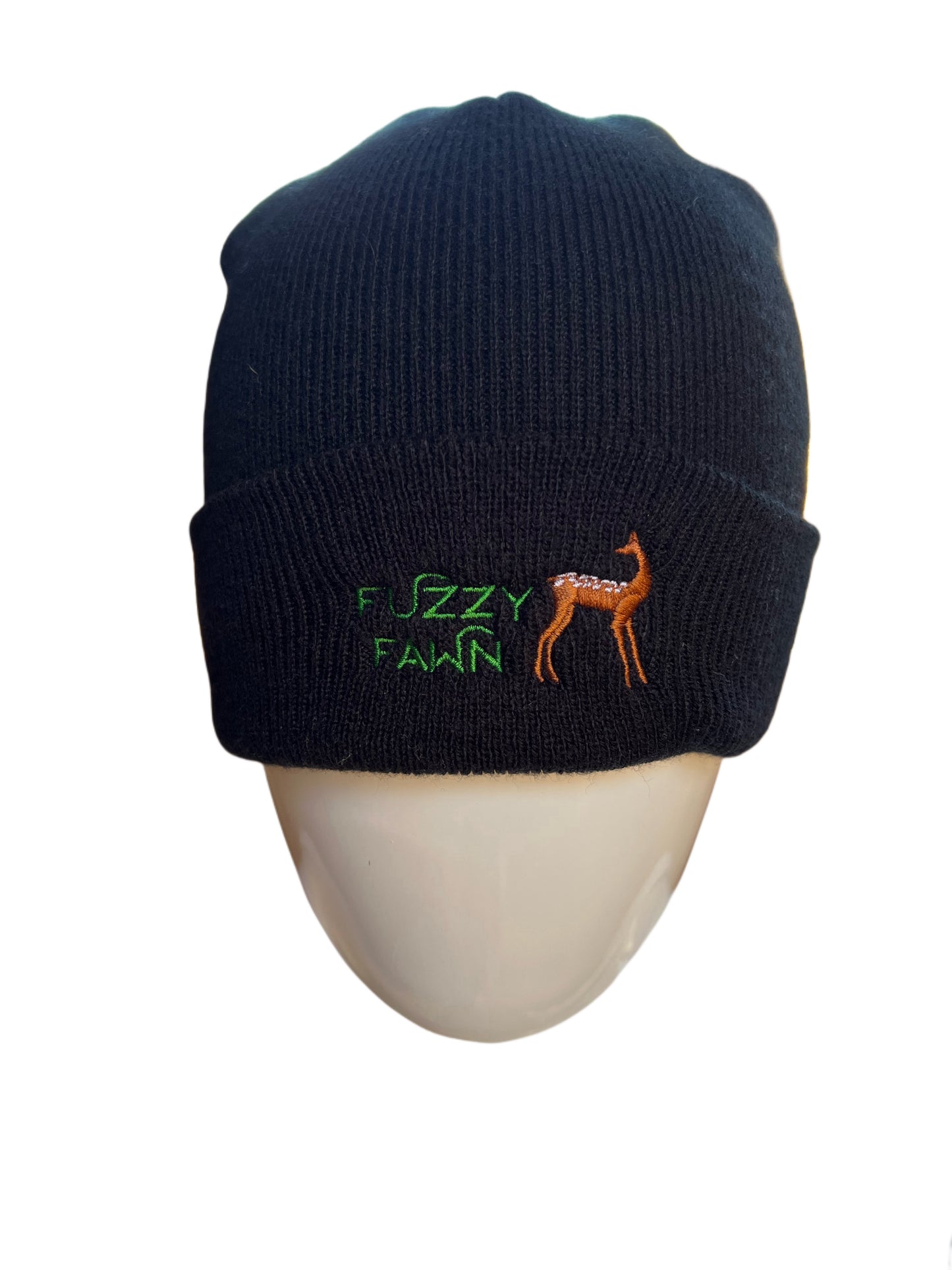 Fuzzy Fawn Beanie Hat