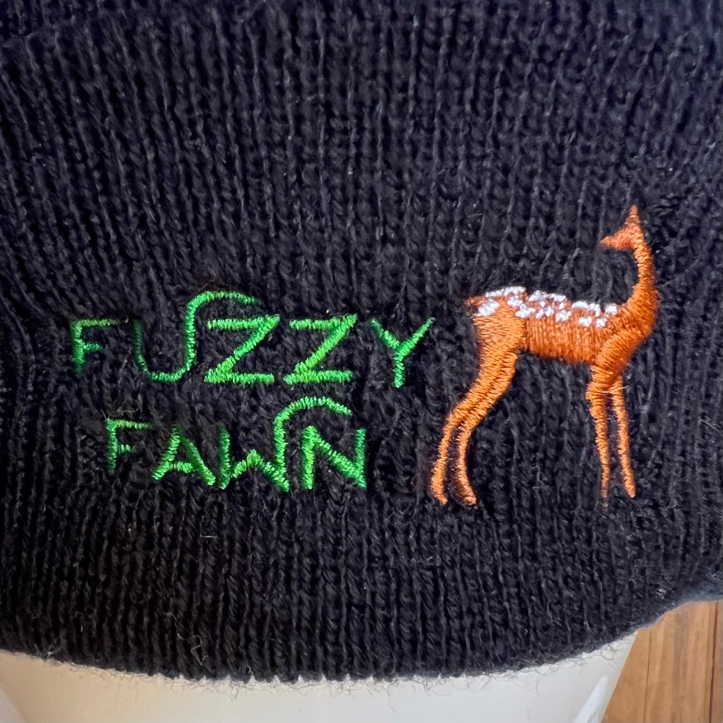 Fuzzy Fawn Beanie Hat