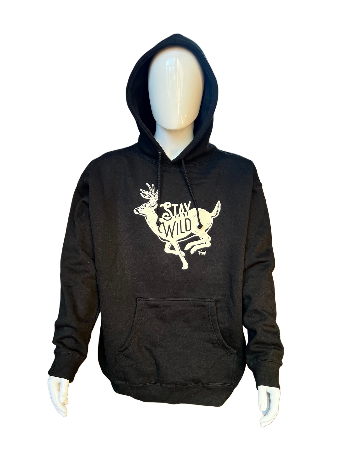 Stay Wild Black Hoodie