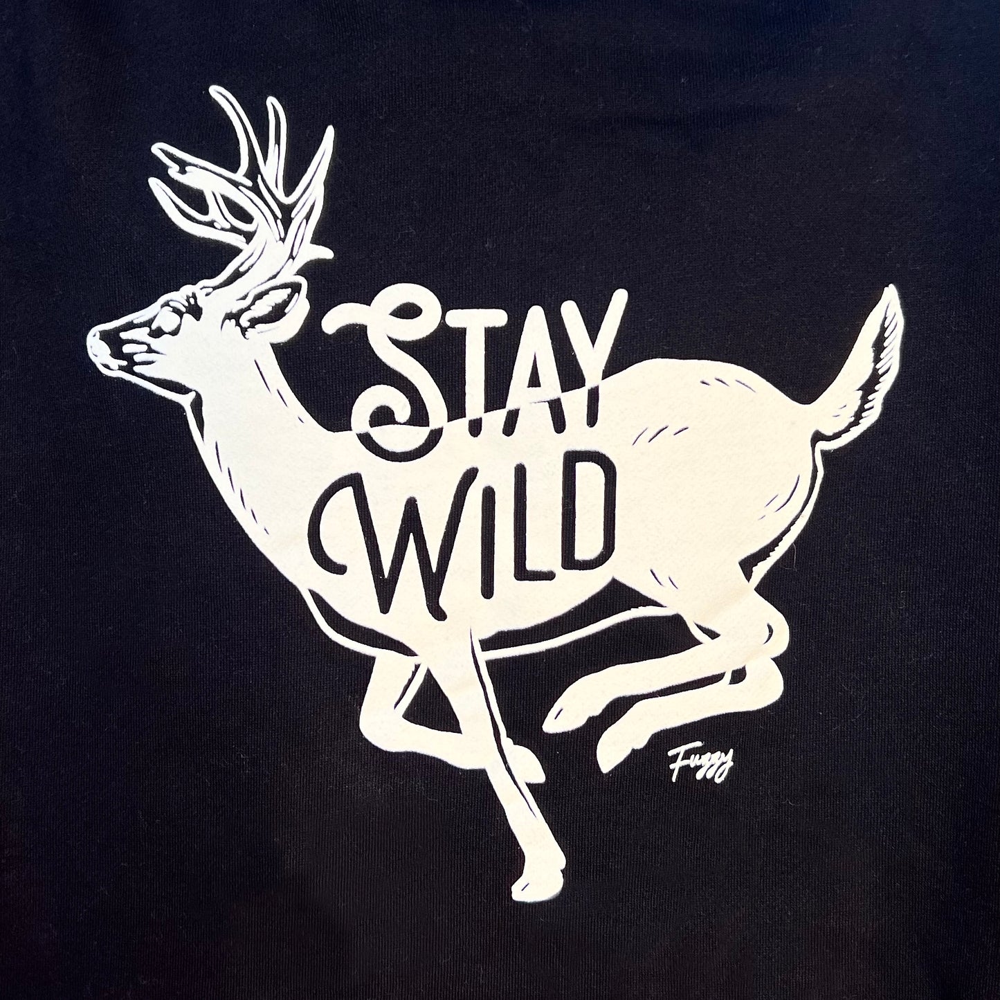 Stay Wild Black Hoodie