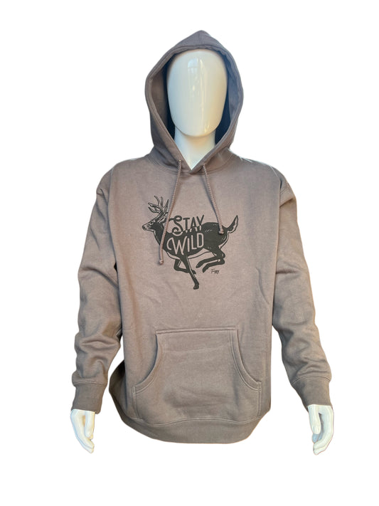 Stay Wild Charcoal Hoodie