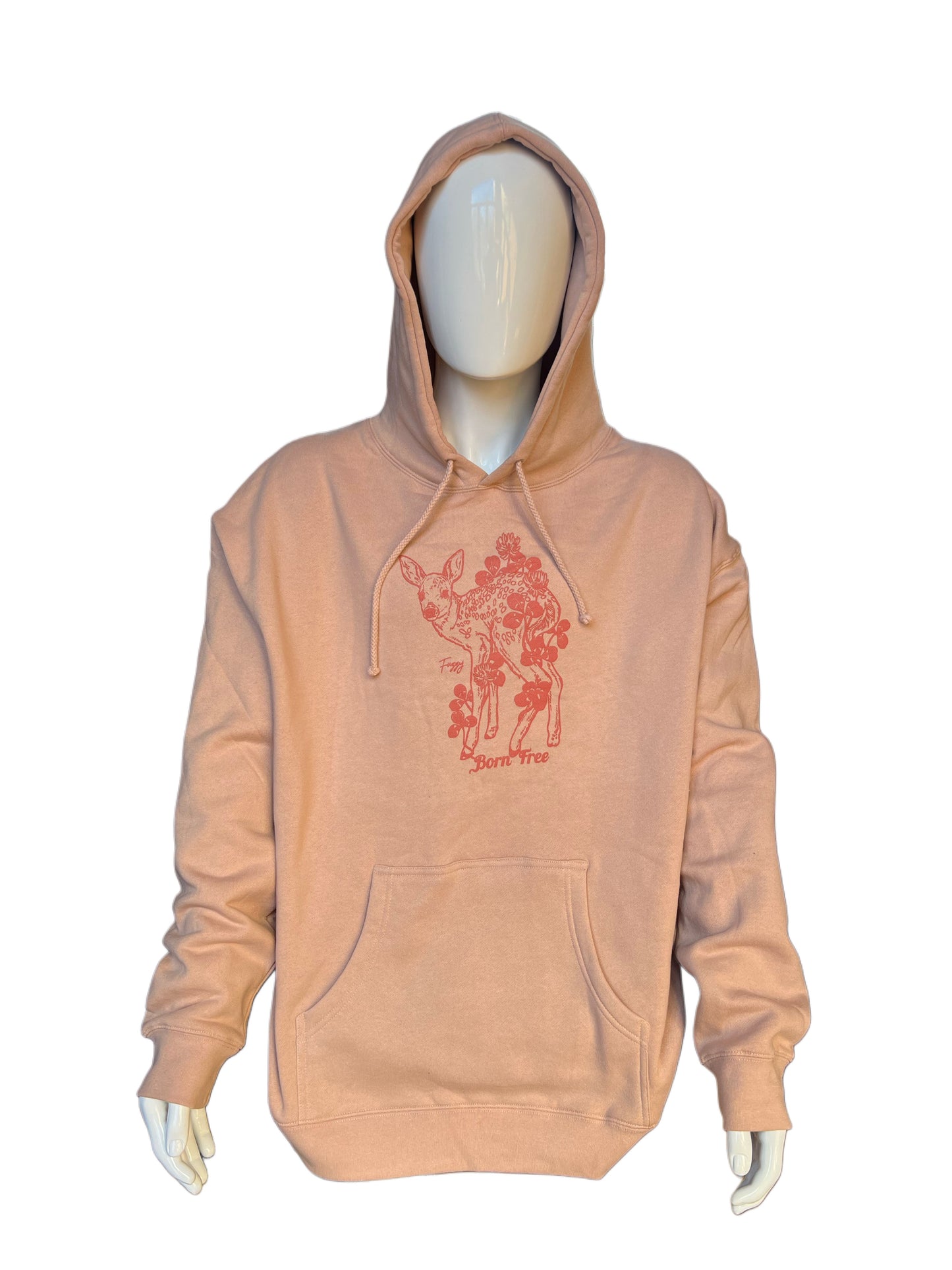 Born Free Dusty Pink Hoodie