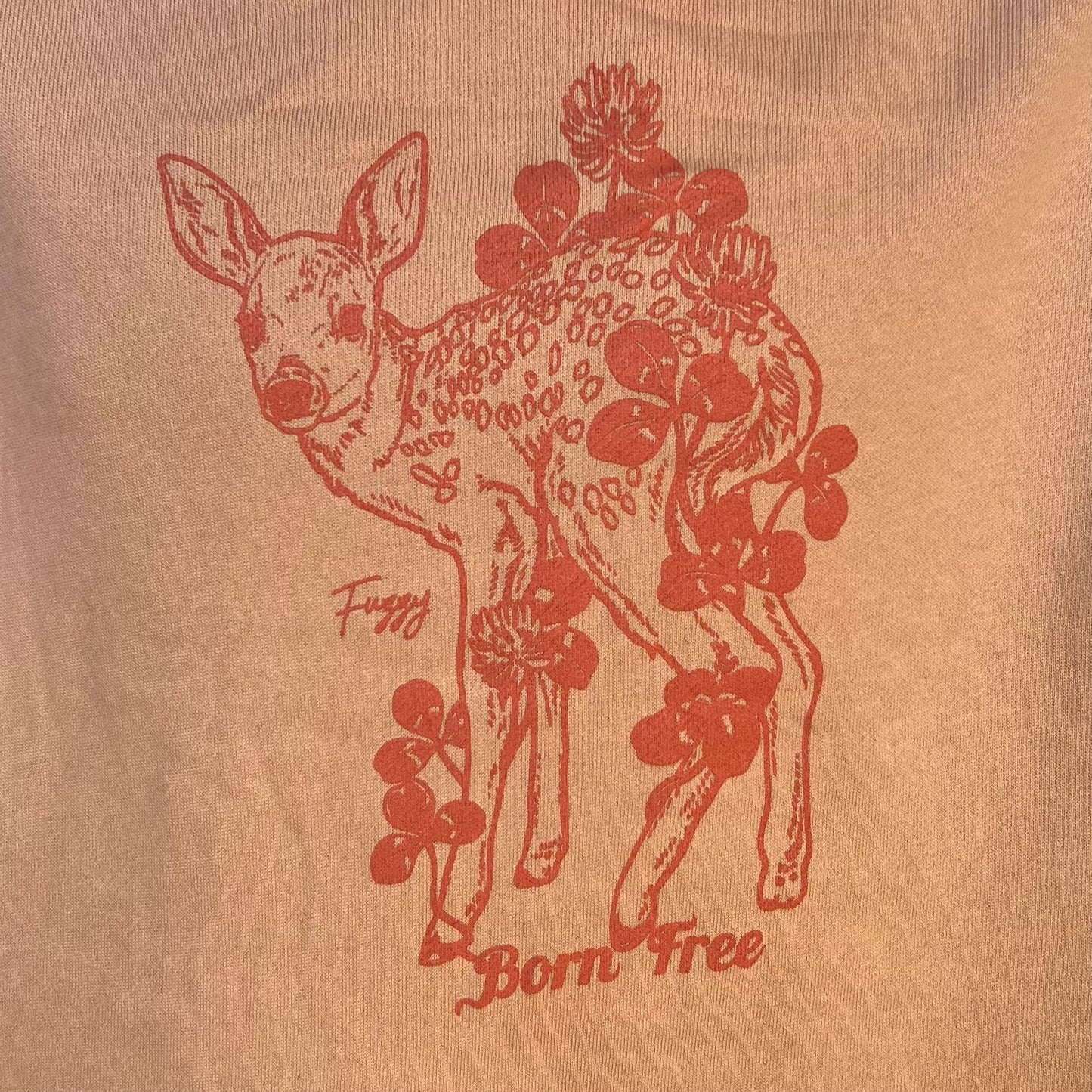 Born Free Dusty Pink Hoodie