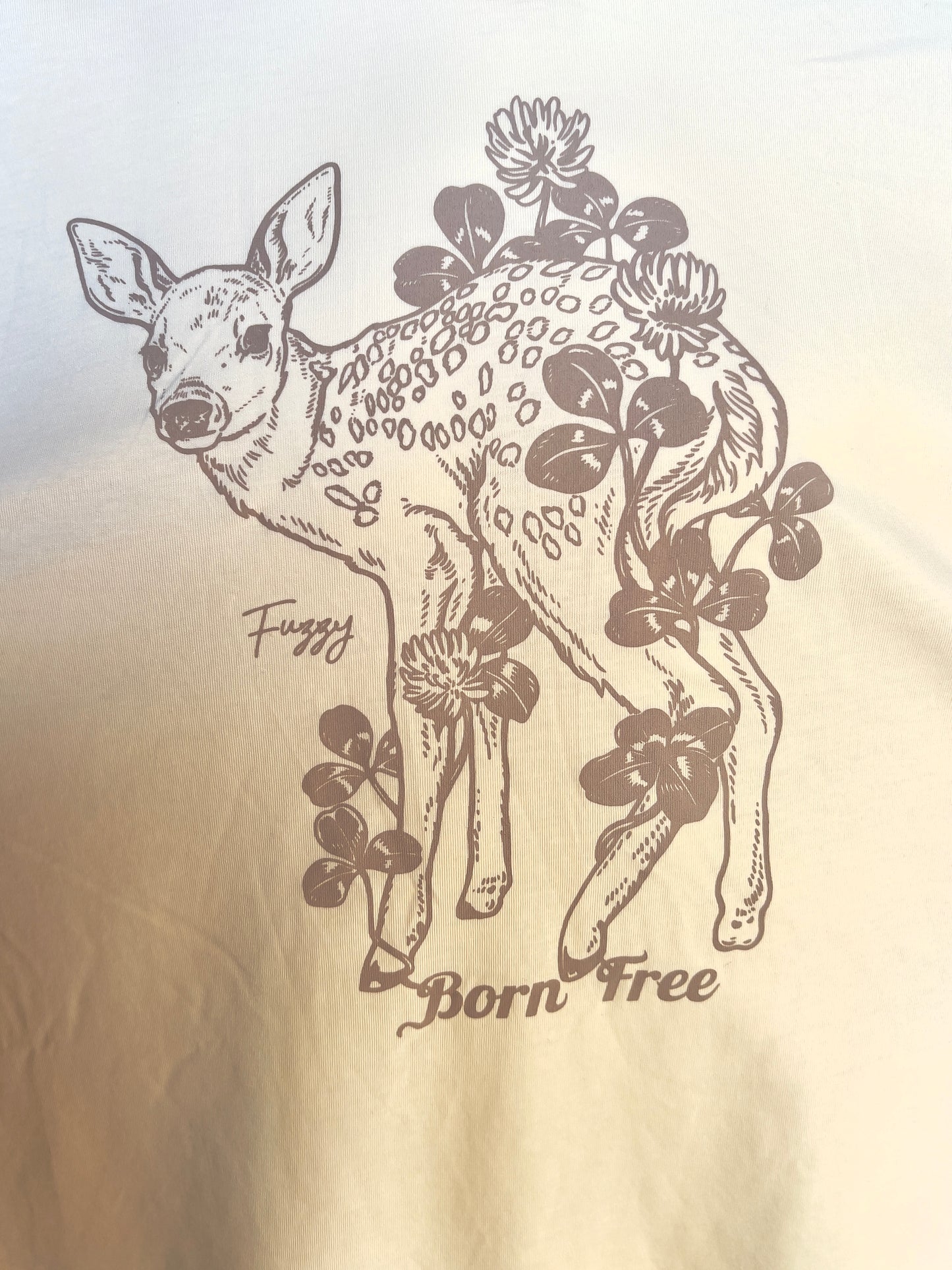 Born Free Ecru T-Shirt