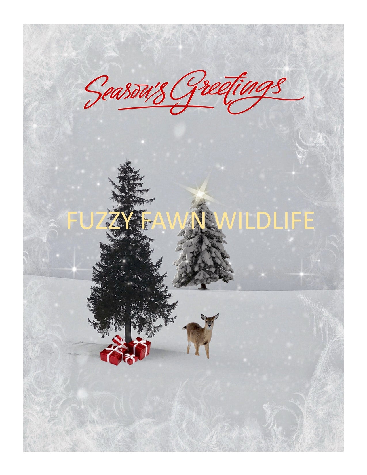 Season's Greetings Holiday Card - Set of 10