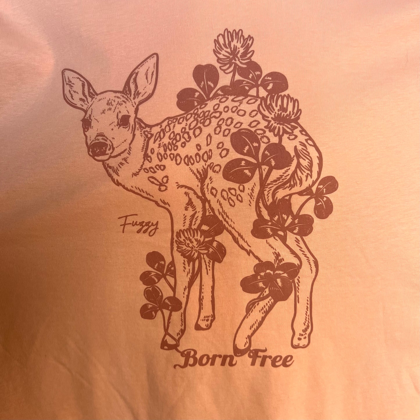 Born Free Pale Pink T-Shirt